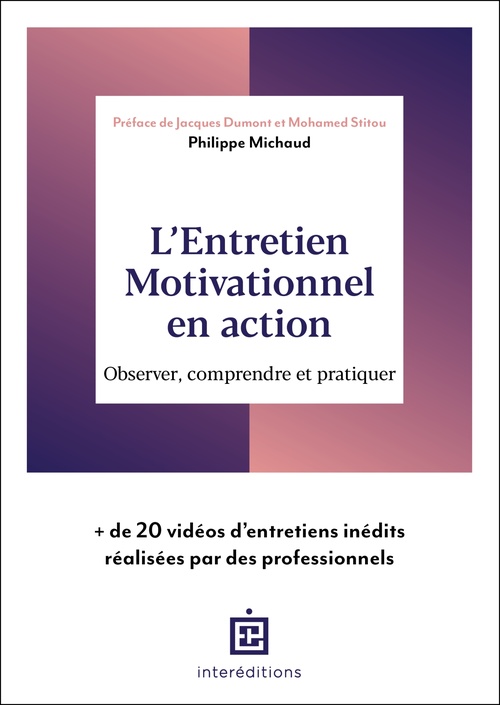 Couverture ebook de L'Entretien Motivationnel en action, de Philippe Michaud