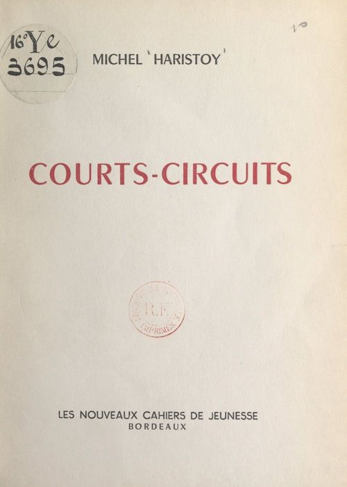 Couverture ebook de Courts-circuits, de Michel Haristoy