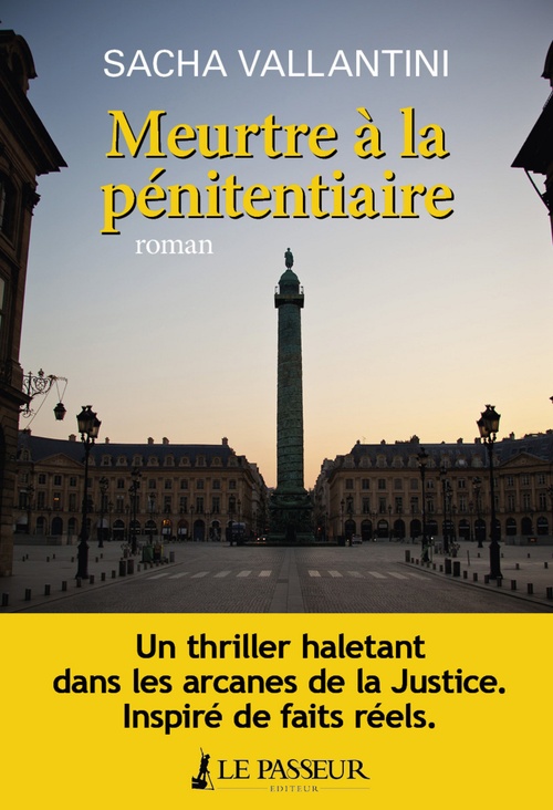 Couverture ebook de Meurtre à la pénitentiaire, de Sacha Vallantini