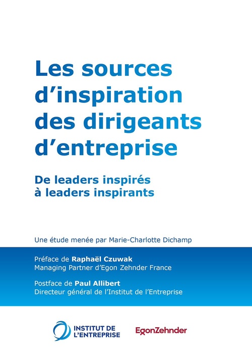 ebook cover of Les sources d'inspiration des dirigeants d'entreprises, by Marie-Charlotte Dichamp