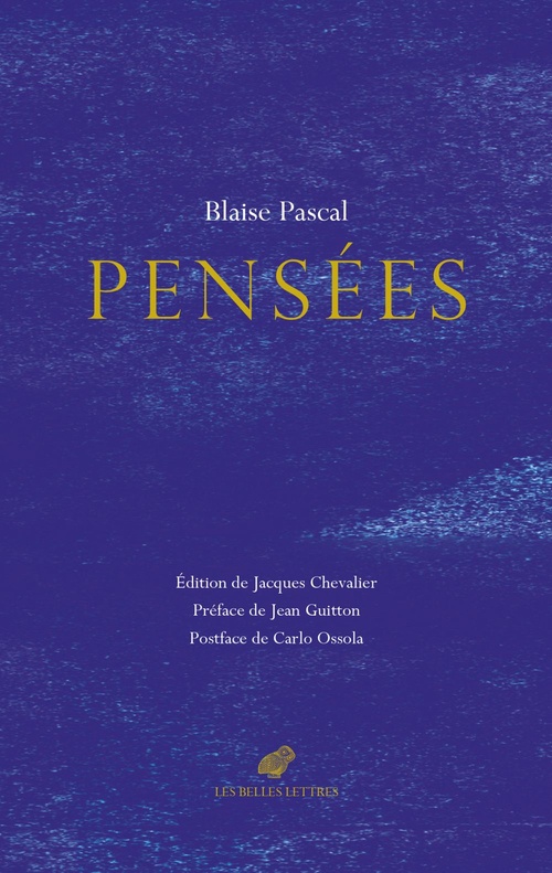 Couverture ebook de Pensées, de Blaise Pascal