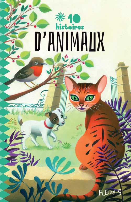 Couverture ebook de 10 histoires d'animaux, de Collectif