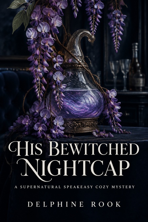 Couverture ebook de His Bewitched Nightcap, de Delphine Rook