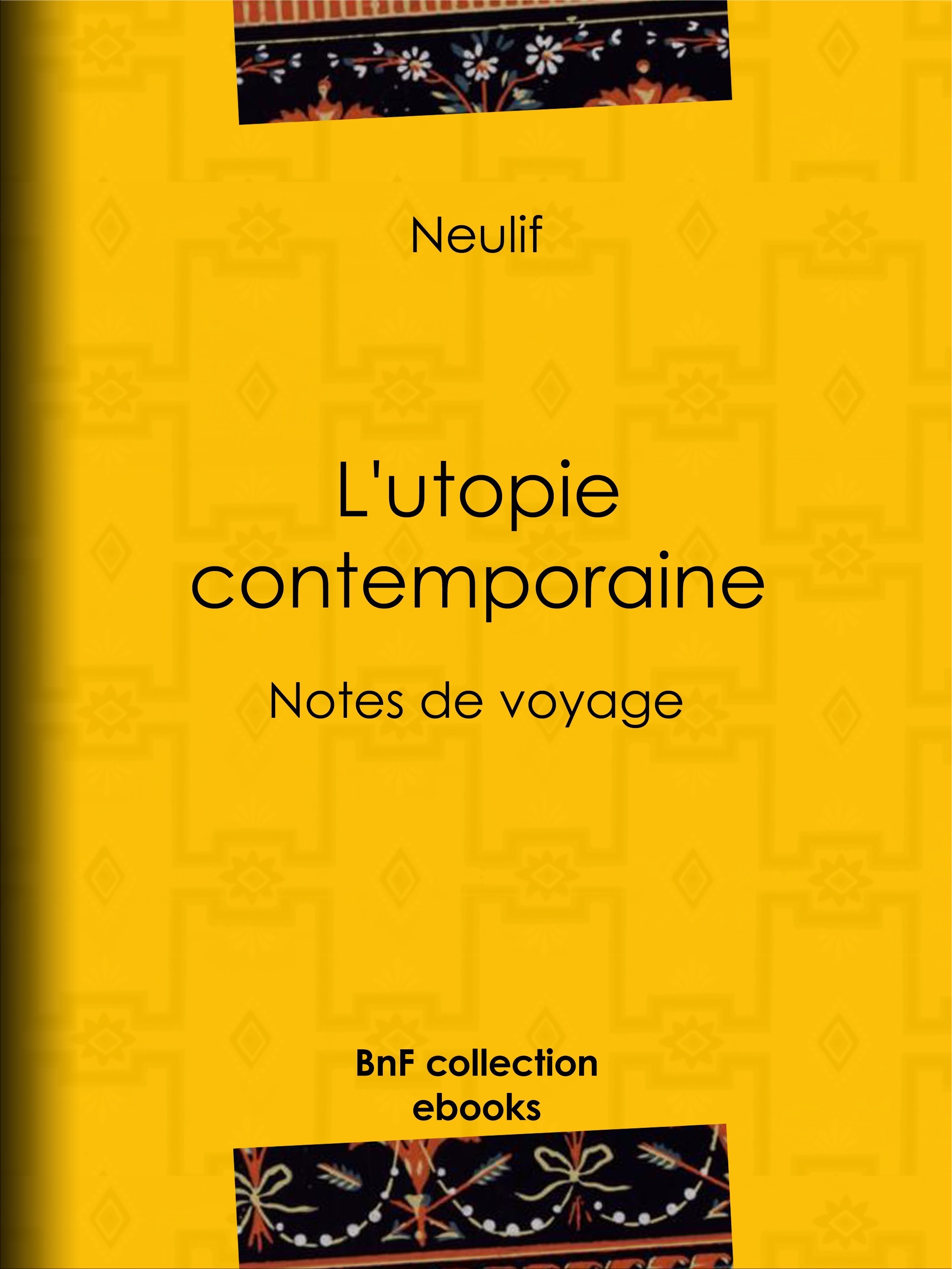 ebook cover of L'Utopie contemporaine, by Neulif