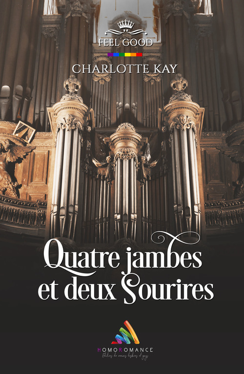 Couverture ebook de Quatre jambes et deux sourires, de Charlotte Kay