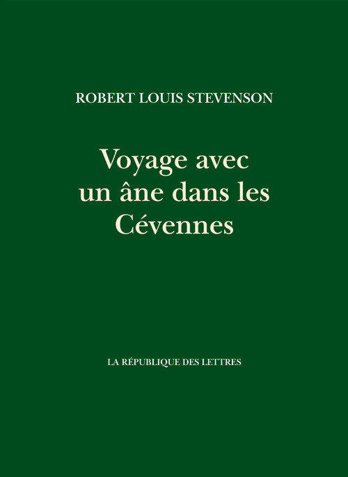 ebook cover of Voyage avec un âne dans les Cévennes, by Robert Louis Stevenson
