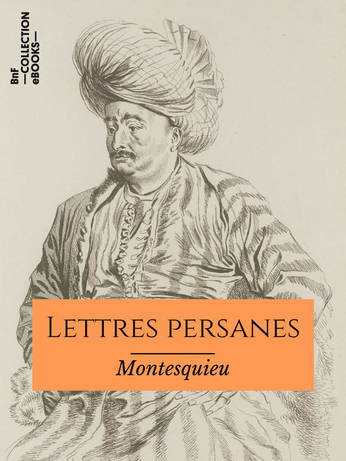 ebook cover of Lettres persanes, by Montesquieu