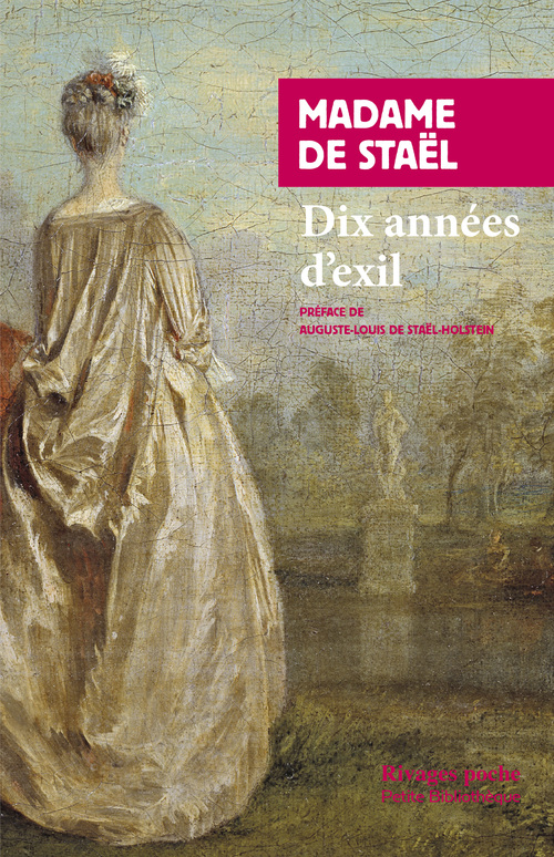Couverture ebook de Dix années d'exil, de Madame de Staël