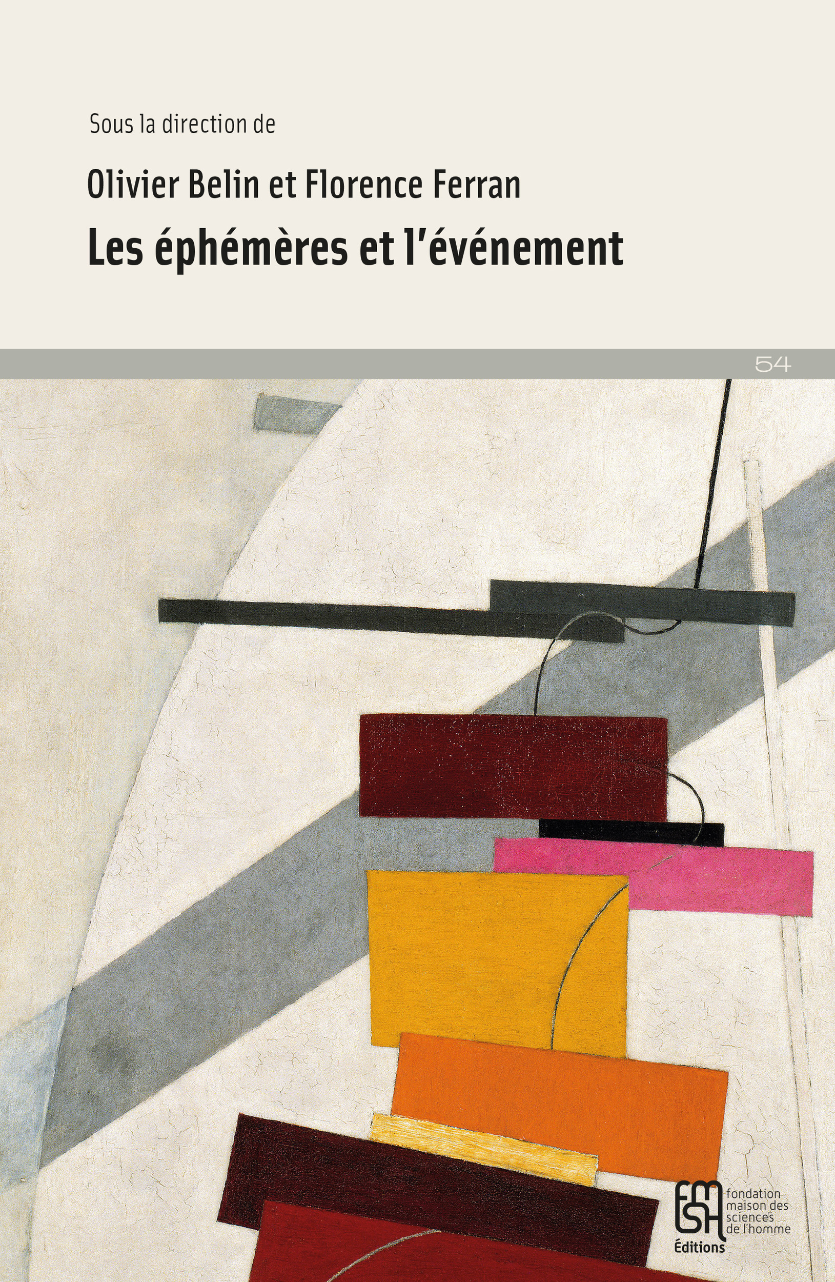 Couverture ebook de Les éphémères et l´événement, de