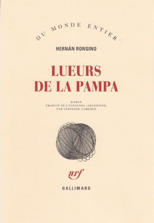 ebook cover of Lueurs de la pampa, by Hernan Ronsino, Gersende Camenen