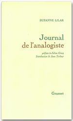 Couverture ebook de Journal de l'analogiste, de Suzanne Lilar