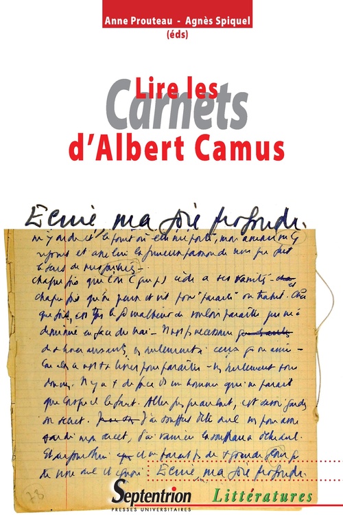 ebook cover of Lire les Carnets d'Albert Camus, by Pu Septentrion