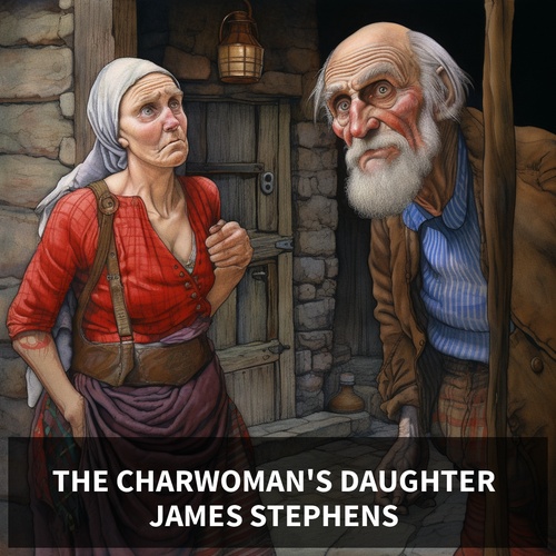audiobook cover of The Charwoman's Daughter (Unabridged), by James  Stephens