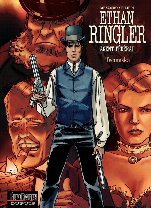 Couverture ebook de Ethan Ringler, Agent Fédéral - Tome 1 - Tecumska, de Mezzomo, Filippi