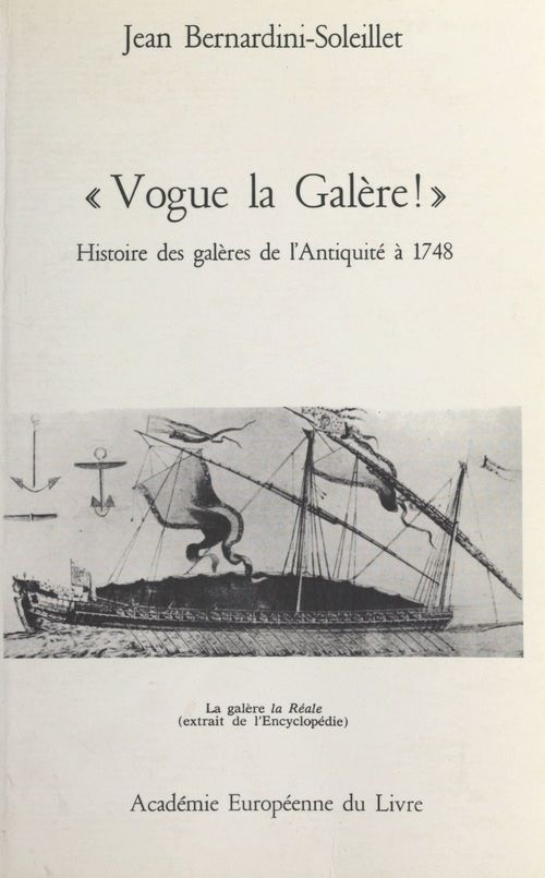 Couverture ebook de Vogue la galère !, de Jean Bernardini-Soleillet