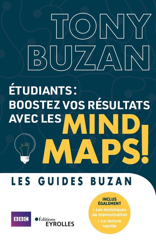 Couverture ebook de Étudiants : boostez vos résultats avec les mind maps !, de Tony Buzan