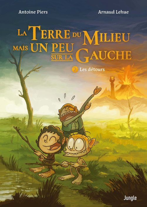 Couverture ebook de La Terre du Milieu mais un peu sur la Gauche - Tome 2 - Les détours, de Antoine Piers