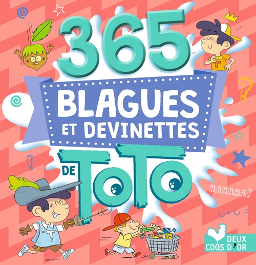 Couverture ebook de 365 blagues et devinettes de Toto, de Collectif