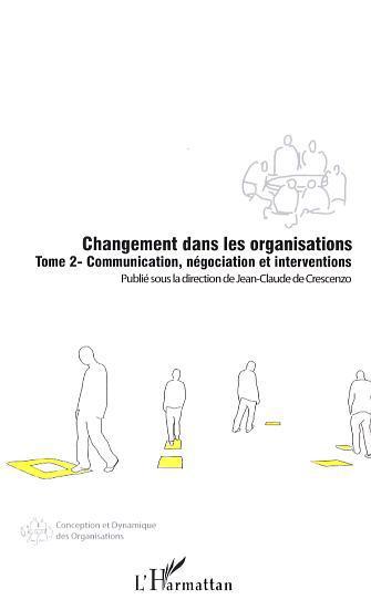 Couverture ebook de Changement dans les organisations (Tome 2), de