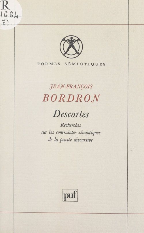 Couverture ebook de Descartes, de Jean-françois Bordron