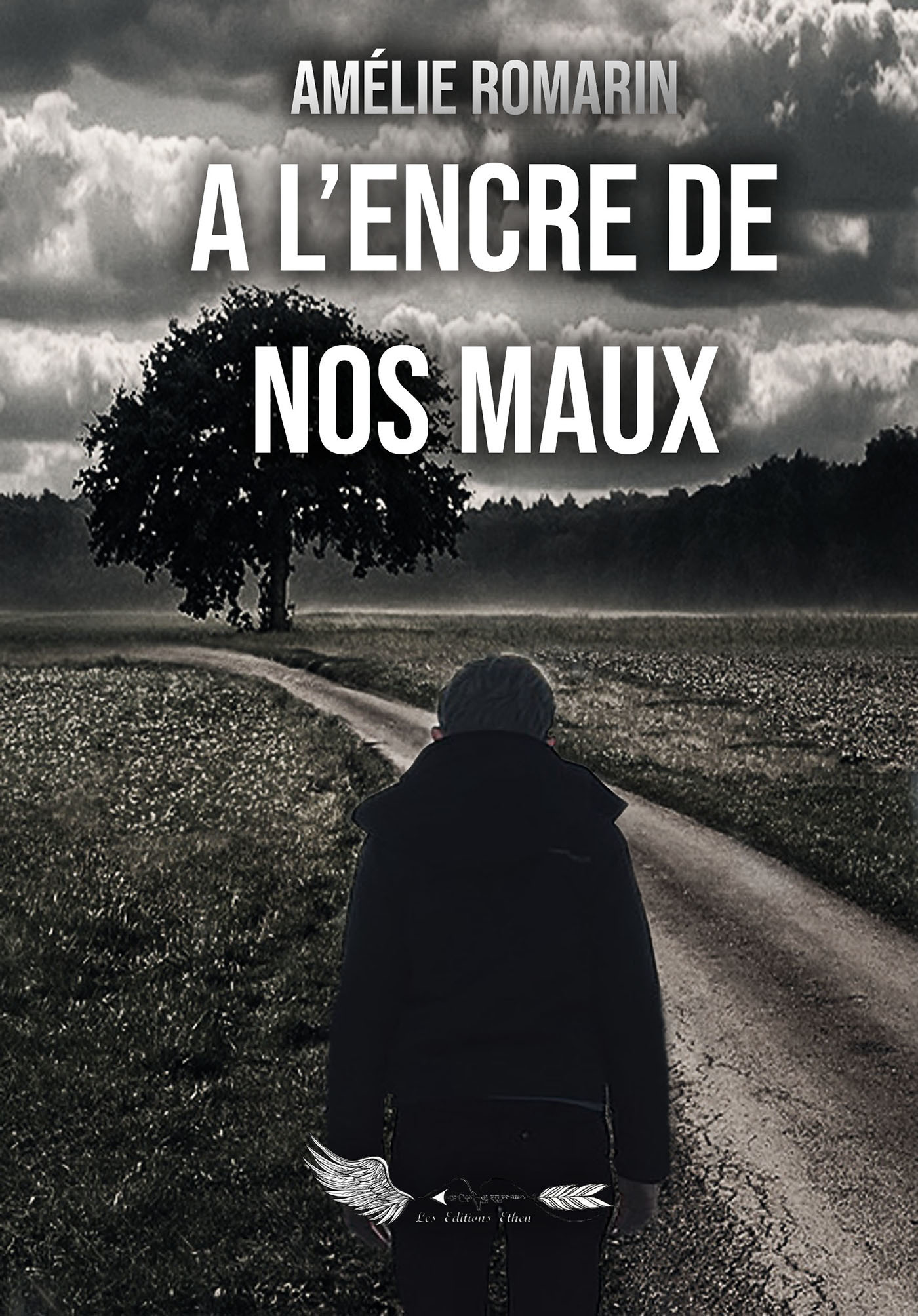 ebook cover of A l'encre de nos maux, by Amelie Romarin
