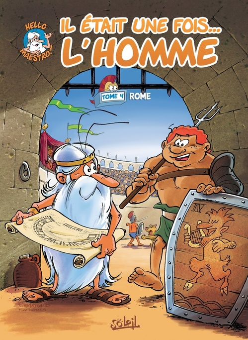Couverture ebook de Il était une fois l'homme T04 - Rome, de Jean-Charles Gaudin