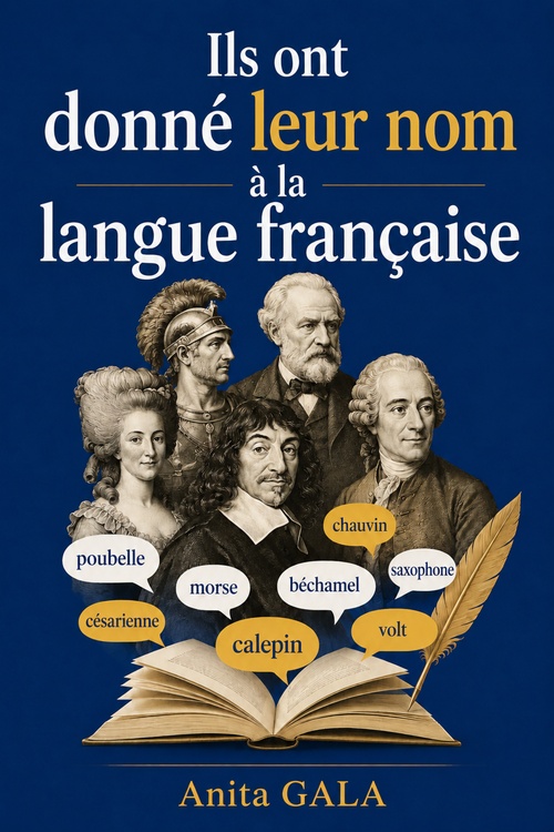 ebook cover of Ils ont donné leur nom à la langue française, by Anita Gala