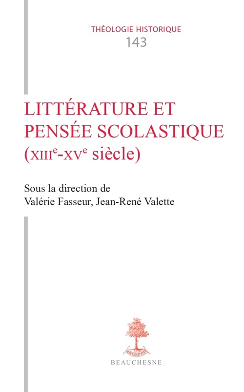 Couverture ebook de Littérature et pensée scolastique (XIIIe-XVe siècle), de Valérie Fasseur