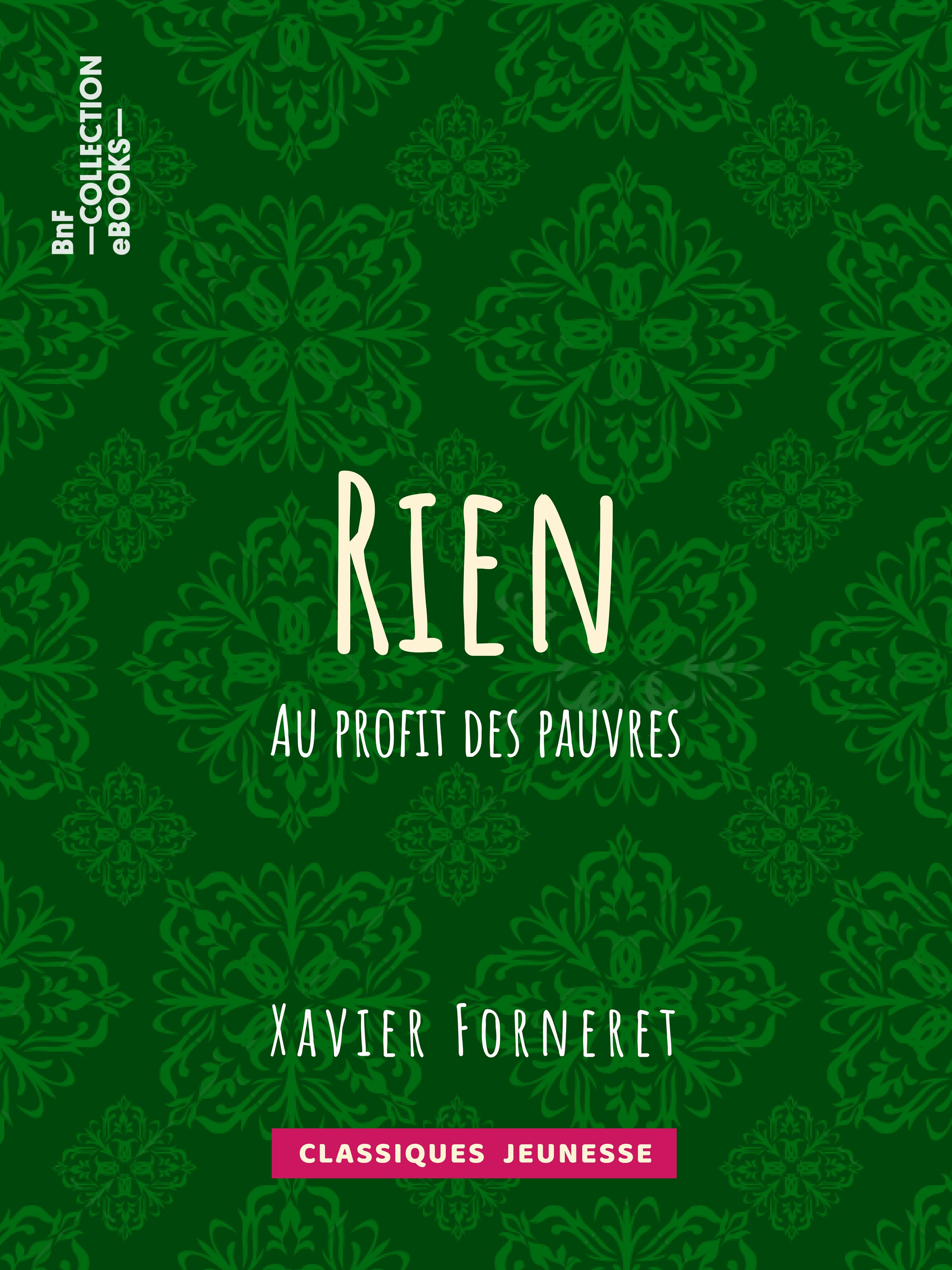 ebook cover of Rien, by Xavier Forneret