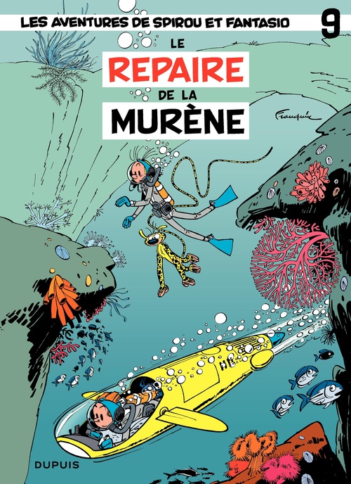 Couverture ebook de Spirou et Fantasio - Tome 9 - Le repaire de la Murène, de André Franquin