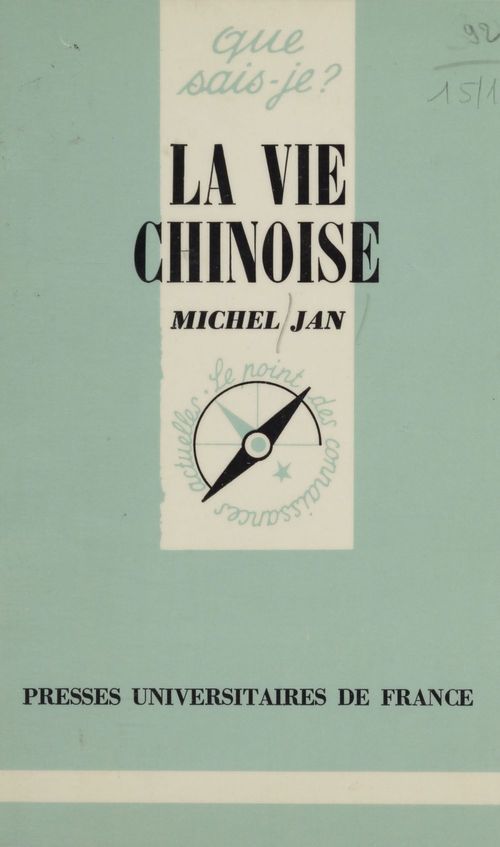 ebook cover of La Vie chinoise, by Michel Jan