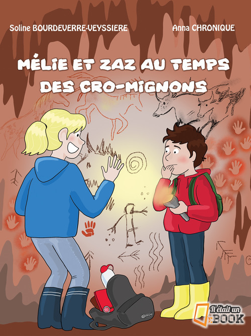 ebook cover of Mélie et Zaz au temps des Cro-Mignons, by Soline Bourdeverre-Veyssière