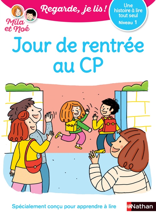 ebook cover of Jour de rentrée au CP - Regarde, je lis ! Une histoire à lire tout seul - Niveau 1, by Éric Battut