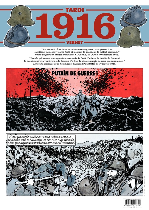 ebook cover of Journal de guerre - 1916, by Tardi