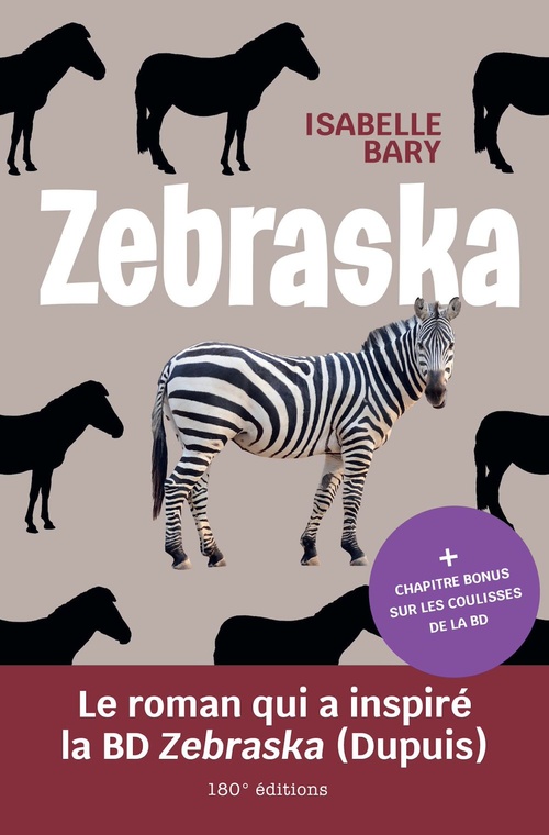 Couverture ebook de Zebraska, de Isabelle Bary