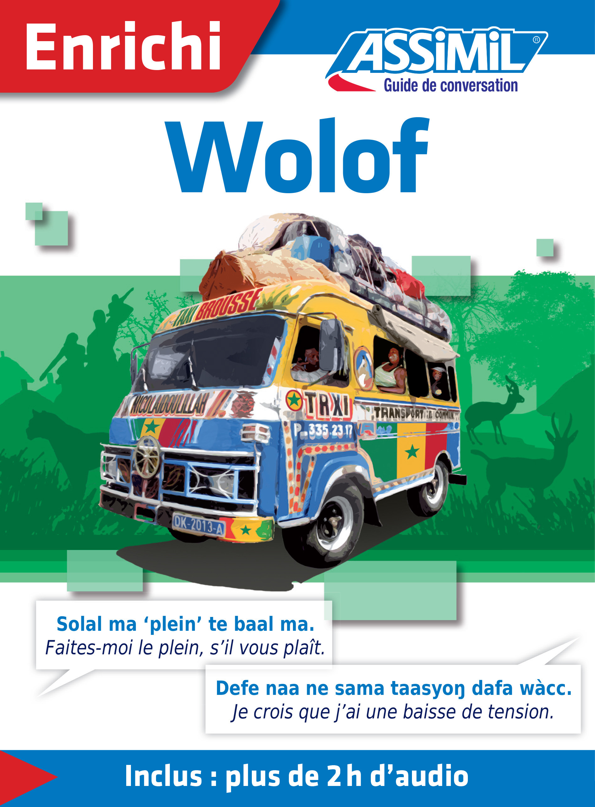 Couverture ebook de Wolof - Guide de conversation, de Jean-Léopold Diouf