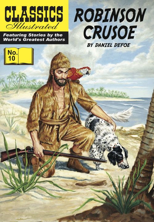 ebook cover of Robinson Crusoe, by Daniel Defoe