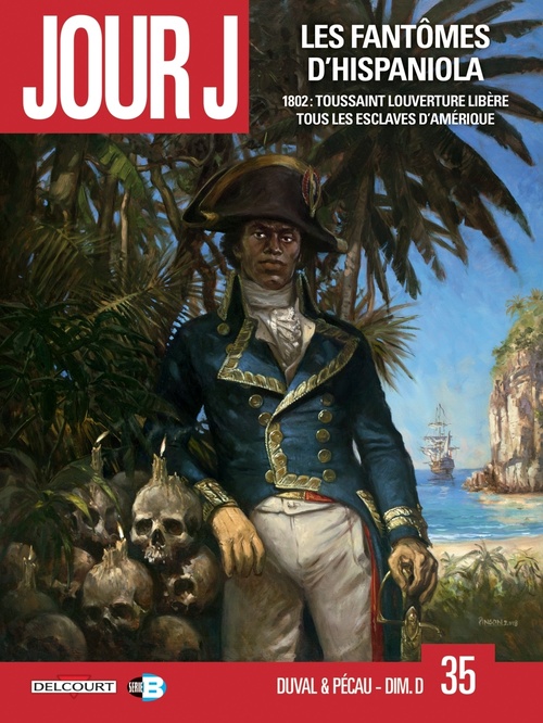 ebook cover of Jour J T35 - Les Fantômes d'Hispaniola, by Fred Blanchard