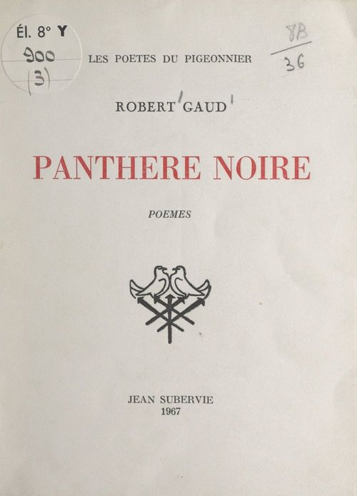 ebook cover of Panthère noire, by Robert Gaud