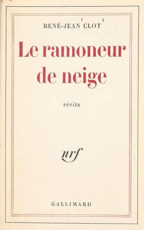 Couverture ebook de Le ramoneur de neige, de René-Jean Clot