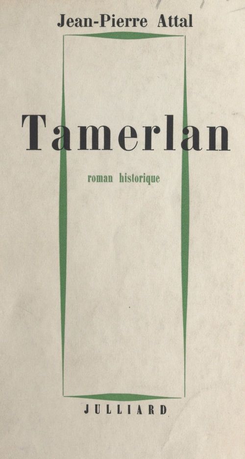 Couverture ebook de Tamerlan, de Jean-pierre Attal