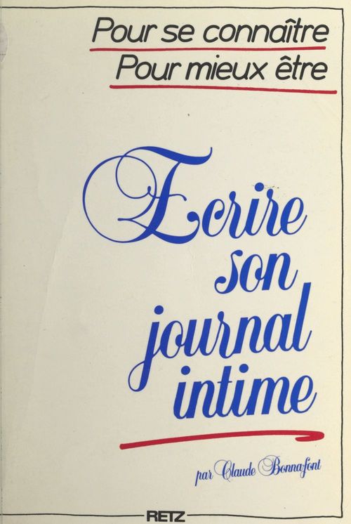 ebook cover of Écrire son journal intime, by Claude Bonnafont