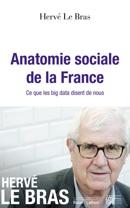 ebook cover of Anatomie sociale de la France, by Hervé Le Bras