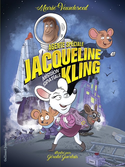Couverture ebook de Agente spéciale Jacqueline Kling (Tome 2) - Mission spatiale, de Marie Vaudescal, Gérald Guerlais