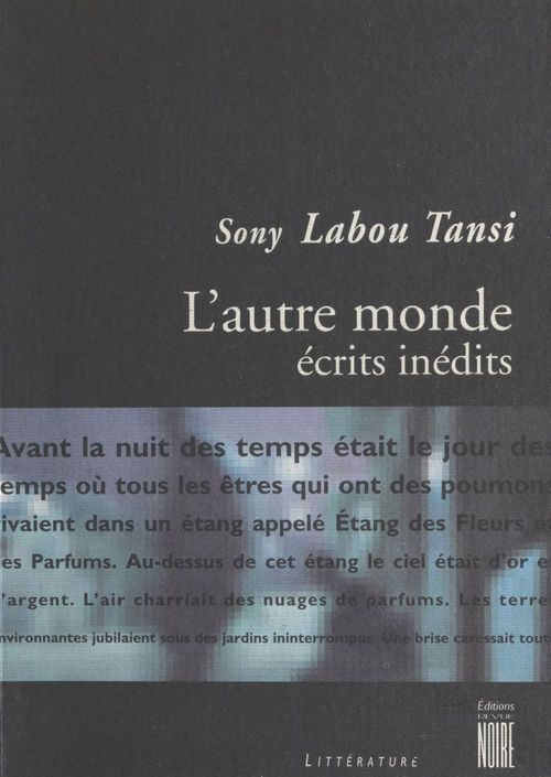 Couverture ebook de L'autre monde : écrits inédits, de Collectif