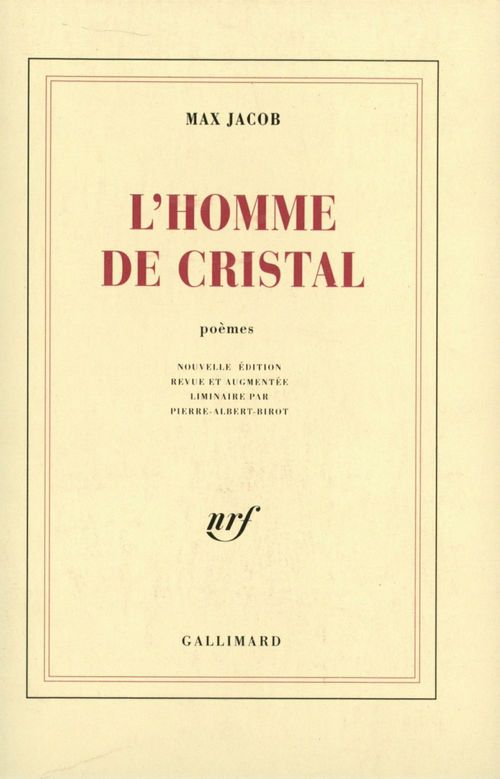 Couverture ebook de L'Homme de cristal, de Max Jacob
