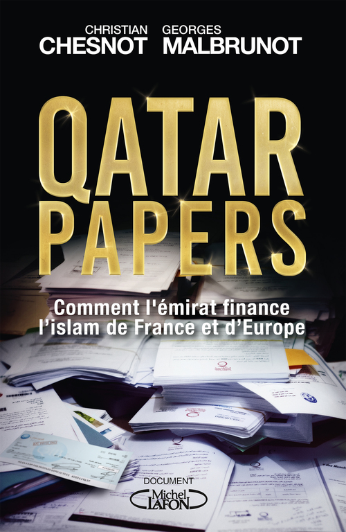 Couverture ebook de Qatar papers, de Christian Chesnot, Georges Malbrunot