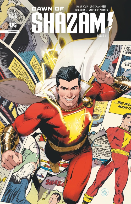 ebook cover of Dawn of Shazam tome 1, by Mark Waid