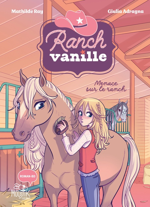 Couverture ebook de Ranch Vanille - Menace sur le ranch, de Giulia Adragna