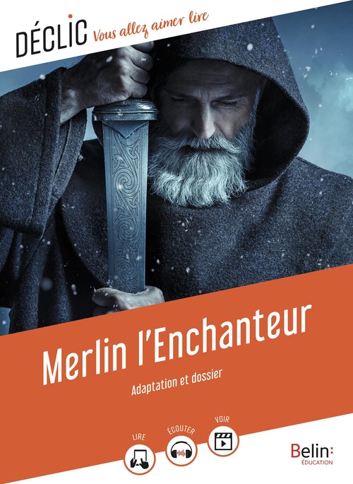 Couverture ebook de Merlin l'Enchanteur, de Gaëlle Brodhag